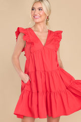 A Fiery Love Red Dress - Red Dress