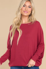 All Walks Of Life Heather Red Top - Red Dress
