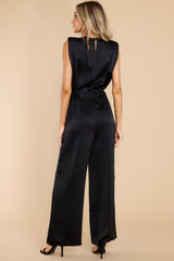 At Any Cost Black Jumpsuit - Red Dress