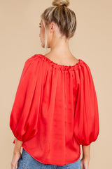 Energize And Inspire Red Top - Red Dress