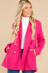 Fit For A Queen Pink Coat - Red Dress