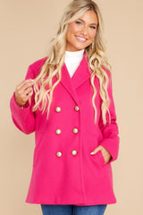 Fit For A Queen Pink Coat - Red Dress