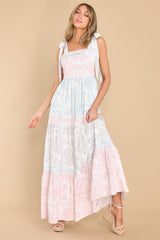 For A Change White Floral Maxi Dress - Red Dress
