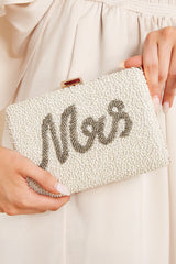 For Life Ivory Clutch - Red Dress