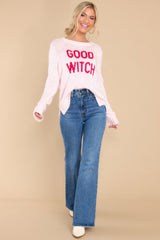 Good Witch Caprice Pink Sapphire Crew - Red Dress
