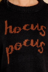 Hocus Pocus Black Ginger Crew - Red Dress