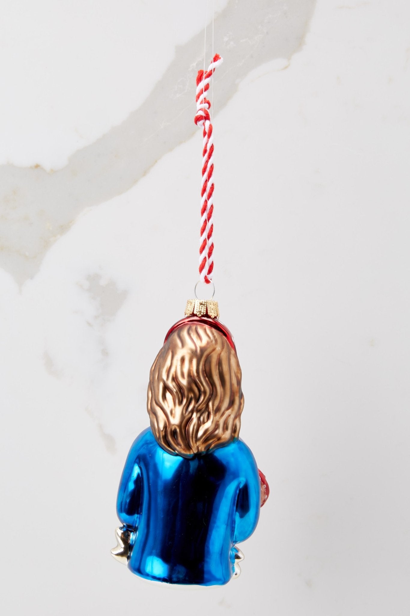 I Bake Because Murder Is Wrong Ornament - Red Dress