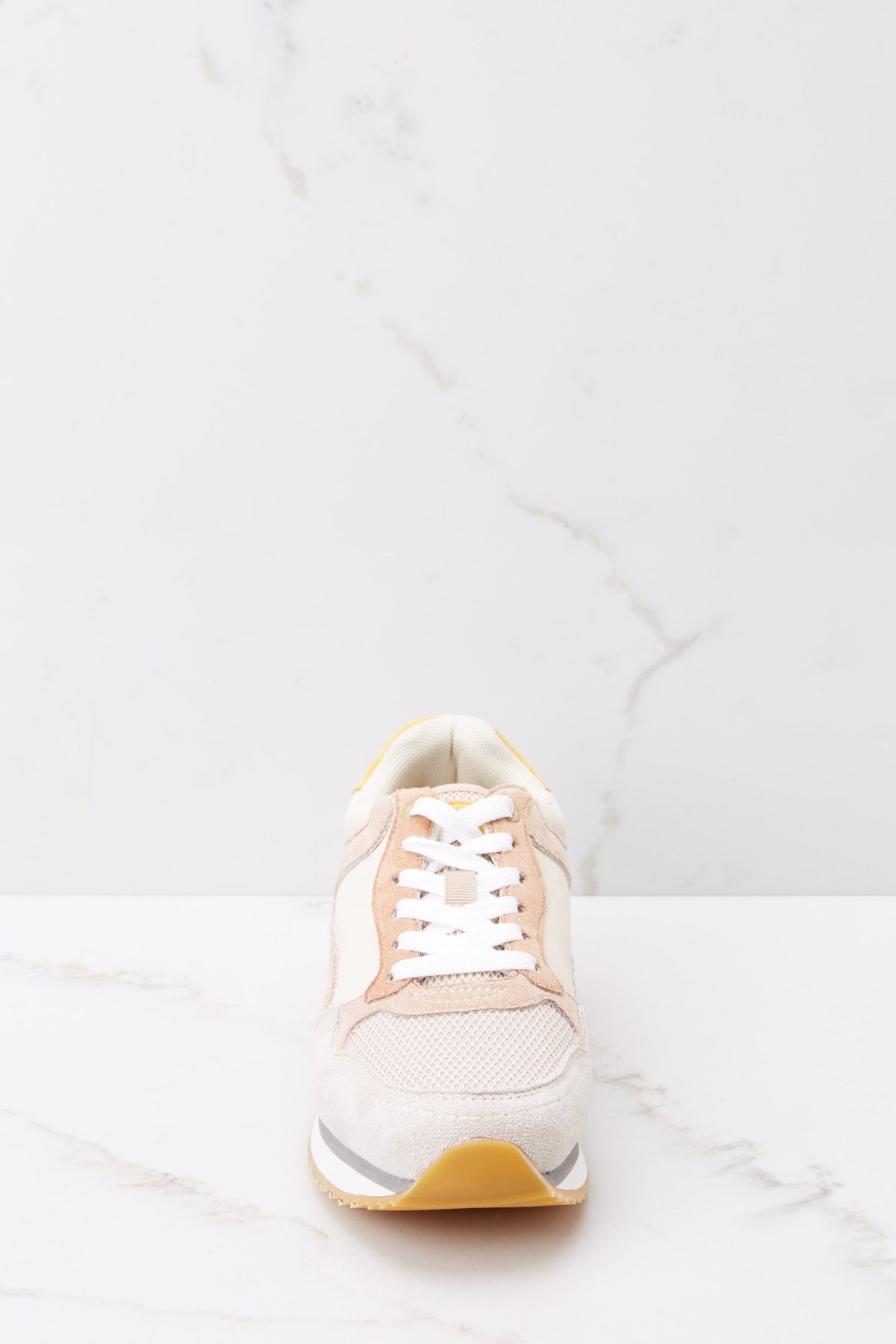 Trendy Taupe Athletic Sneakers - Shoes On Trend | Red Dress