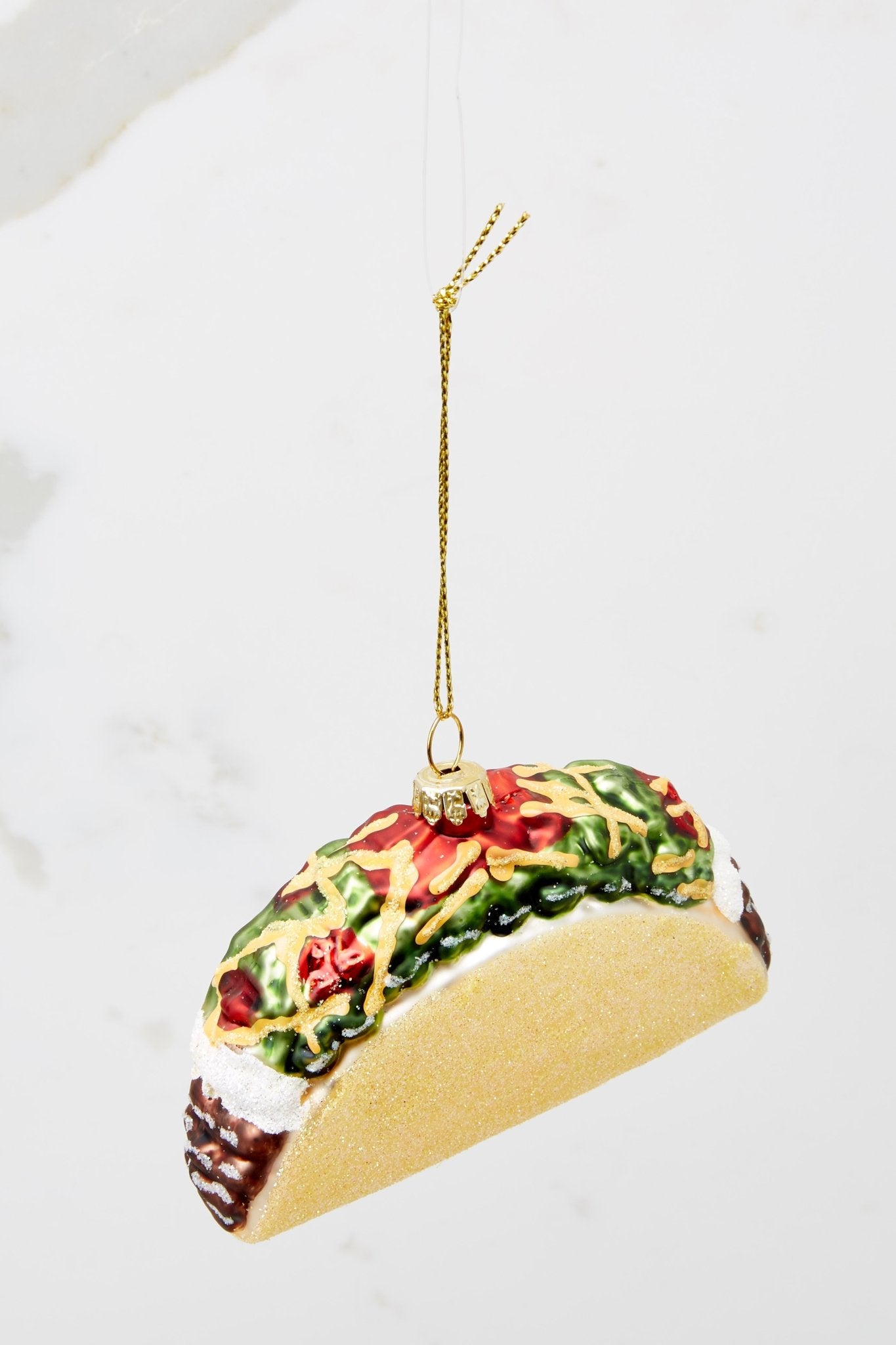 Let's Taco About Christmas Ornament - Red Dress