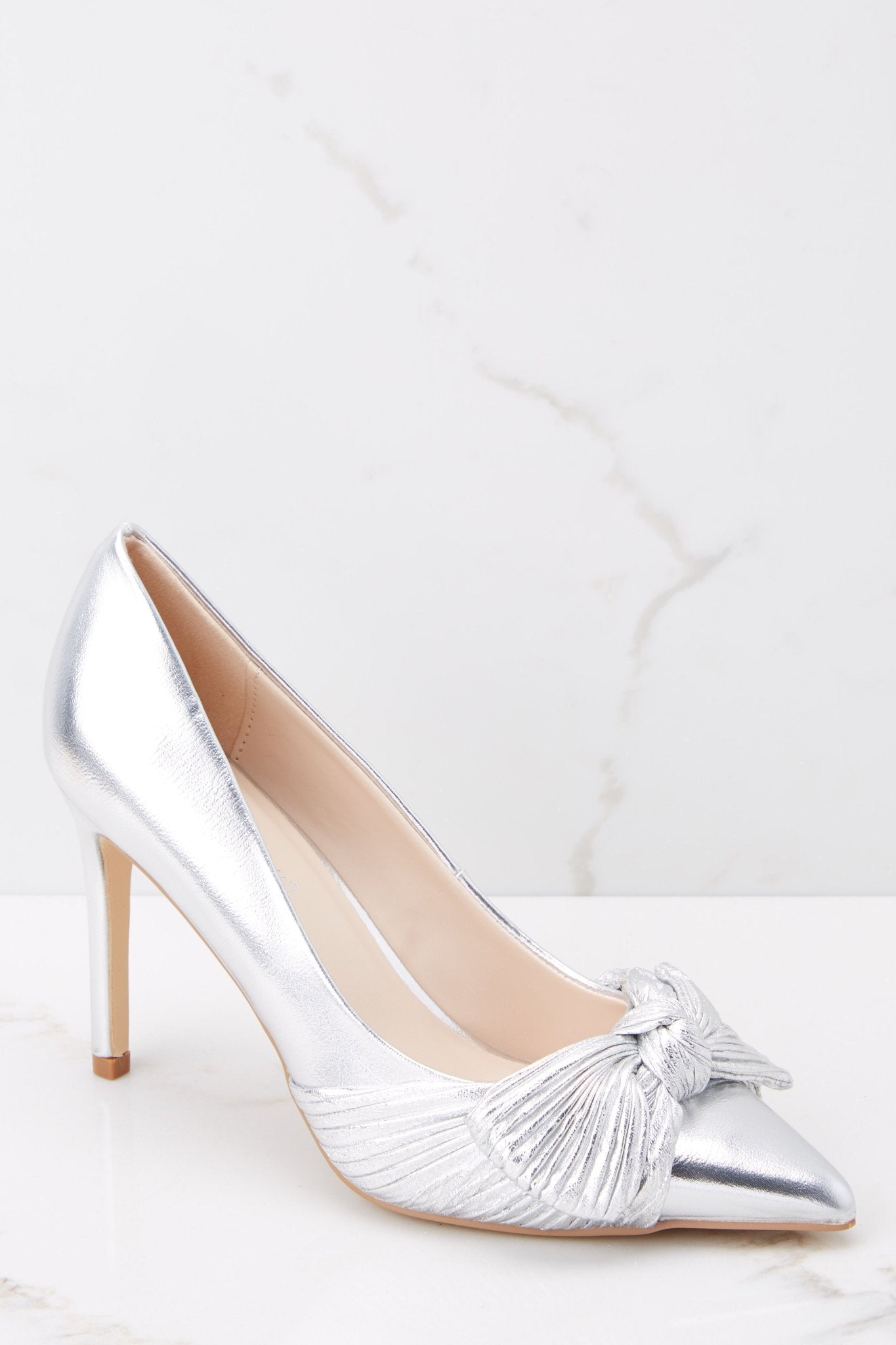 Lib Pointed Toe Stiletto Heels Glitters Slippers Sandals - Silver in Sexy  Heels & Platforms - $58.95