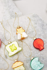 Magical Marshmallow Charms Ornament Set - Red Dress