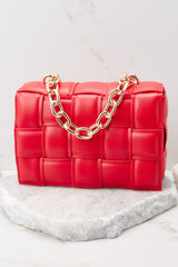 My One And Only Red Chain Bag - Red Dress