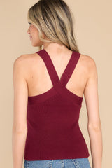 My Personal Touch Berry Top - Red Dress