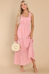 My Sweetest One Pink Maxi Dress - Red Dress