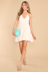 Obsessing Over You Ivory Dress - Red Dress