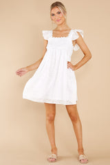 Only The Fairest White Dress - Red Dress