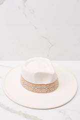 Ride In Style Ivory Hat - Red Dress