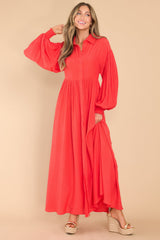 Run Towards Love Red Maxi Dress - Red Dress
