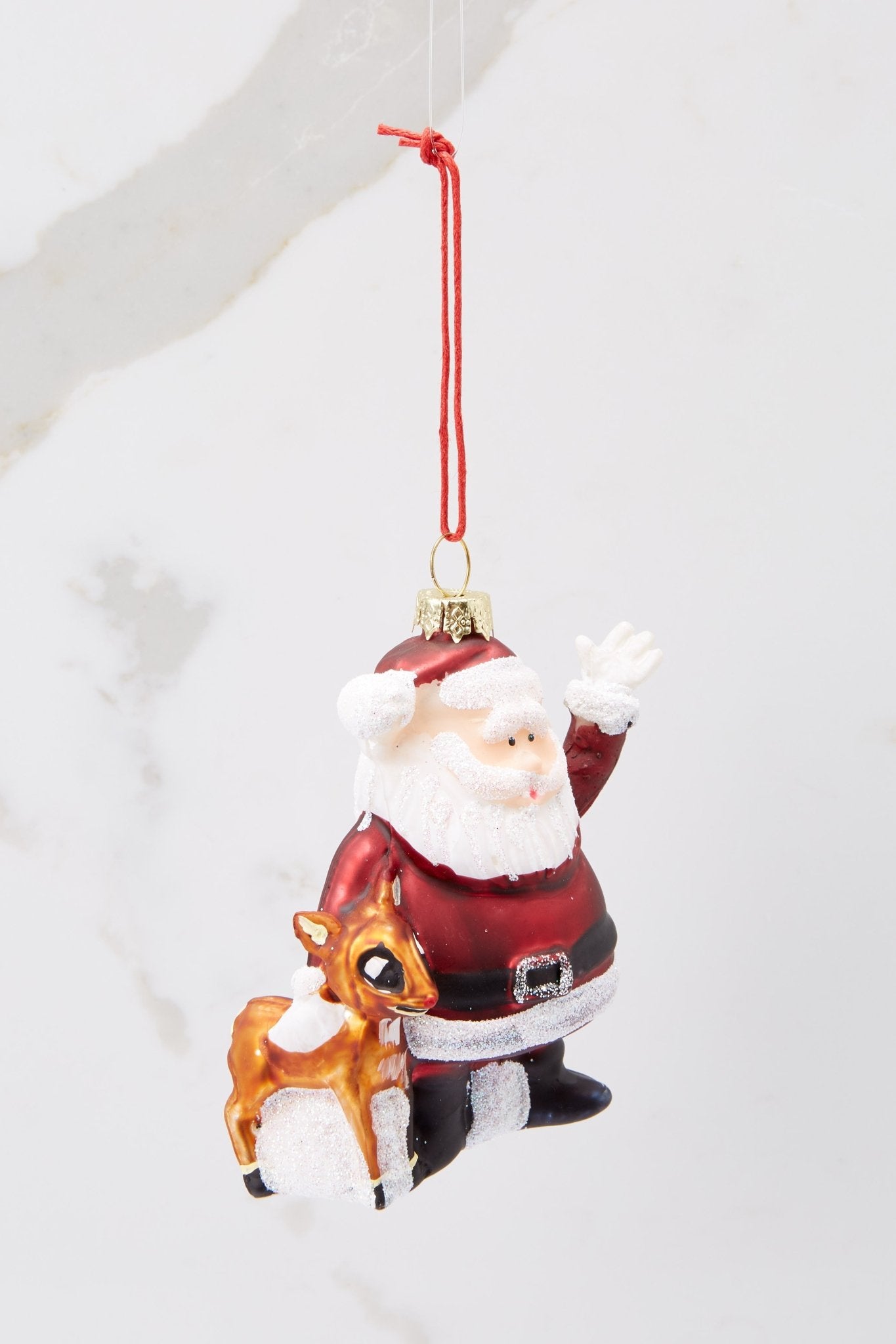 Santa Claus Red Ornament - Red Dress
