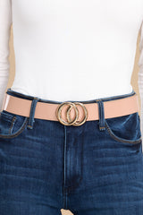 Search For Motivation Tan Belt - Red Dress