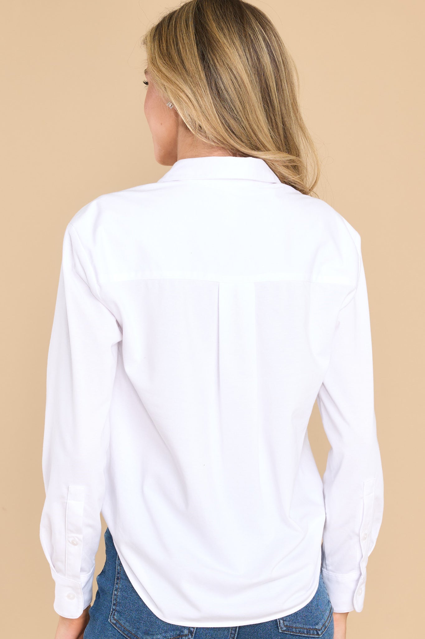 Spanx Shaping Button Down Bodysuit in Classic White - All Tops