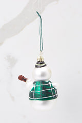 Sing A Happy Tune Sam The Snowman Ornament - Red Dress