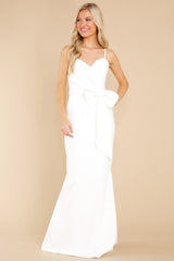 The Perfect Choice White Maxi Dress - Red Dress