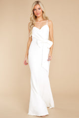 The Perfect Choice White Maxi Dress - Red Dress