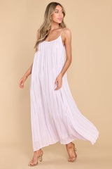The Story Continues Lavender Maxi Dress - Red Dress