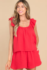 Thief Of My Heart Red Two Piece Set - Red Dress